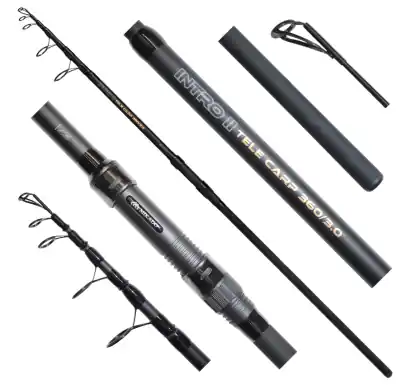 Angelrute Mikado Intro II Tele Carp 360 cm - 3 lbs + zweite gratis