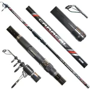 Angelrute Jaxon Caracal Tele Strong 390 cm - 50 - 150 g + zweite gratis