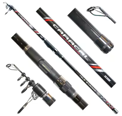 Angelrute Jaxon Caracal Tele Strong 390 cm - 50 - 150 g + zweite gratis