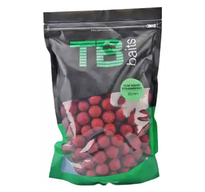 Boilies TB Baits GLM Squid Strawberry 1 kg - Ø 16 mm
