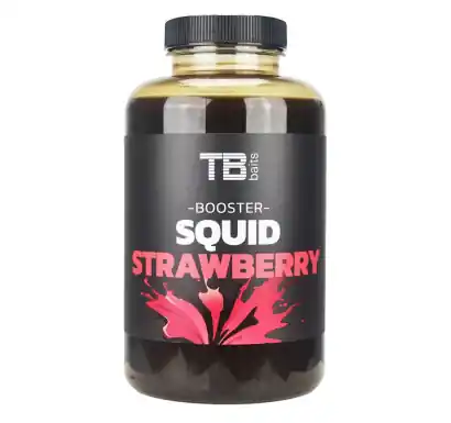 Booster TB Baits - Squid Strawberry - 500 ml