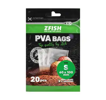 PVA Säckchen Zfish - Größe S - 60 x 100 mm