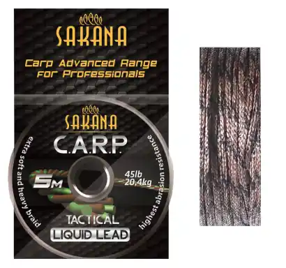 Geflochtene Schnur York Liquid Lead Tactical - farbe camo braun