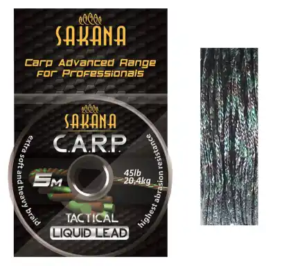 Geflochtene Schnur York Liquid Lead Tactical - farbe camo grün
