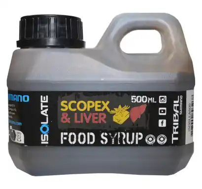 Shimano ISOLATE Food Syrup - Scopex & Liver 500 ml