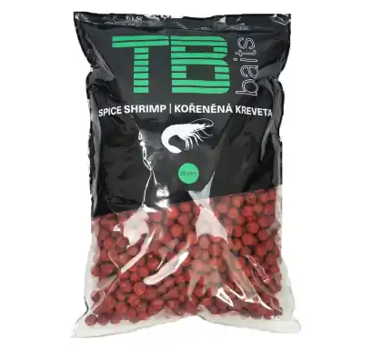 Boilies TB Baits 10 kg - Spice Shrimp Ø 24 mm