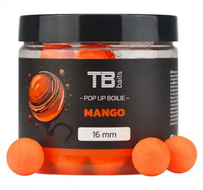 Boilies TB Baits POP-UP Mango + NHDC - Ø 16 mm