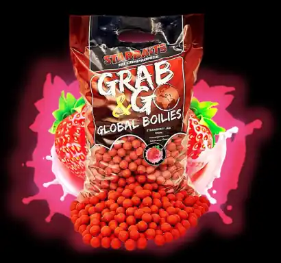 Boilies Starbaits GLOBAL G&G - Strawberry Jam - 5,0 kg