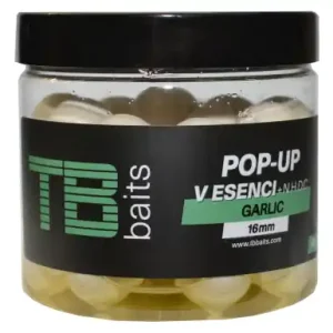 Boilies TB Baits POP-UP Garlic + NHDC - Ø 16 mm