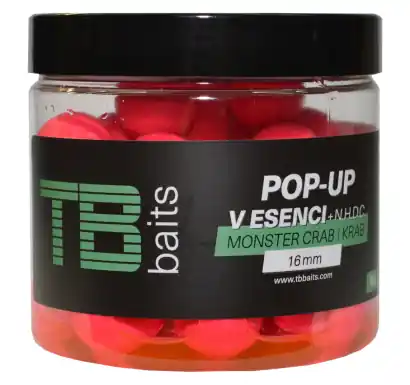 Boilies TB Baits POP-UP Monster Crab + NHDC - Ø 16 mm