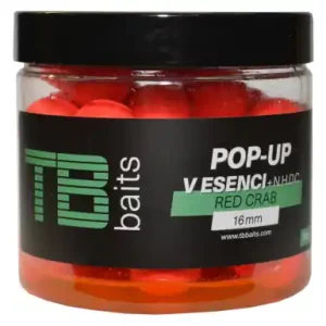Boilies TB Baits POP-UP Red Crab + NHDC - Ø 16 mm