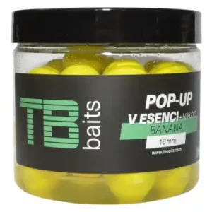 Boilies TB Baits POP-UP Banana + NHDC - Ø 16 mm