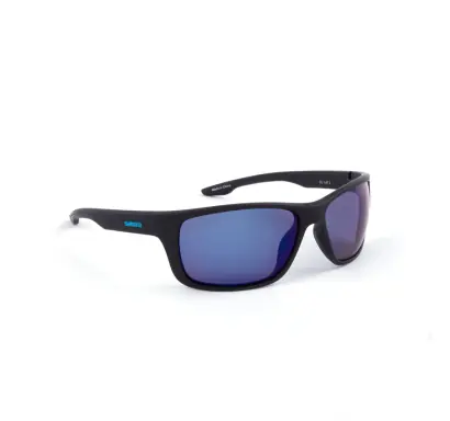 Polarisationsbrille Shimano Antares Matte Black & Blue Mirror - SHMGFMBBM