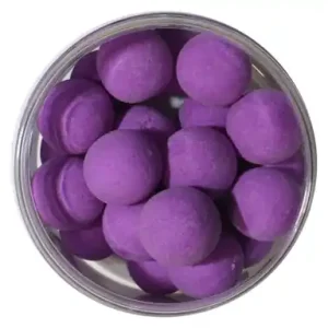 Boilies Mikbaits MEGA Fluo Pop-Up - Würzige Pflaume - 25 mm