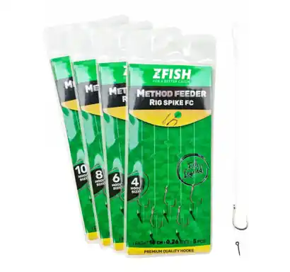 ZFish Method Feeder Rig Spike FC