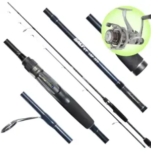 Angelrute Shakespeare Salt XT Light Rock Fishing 213 cm - 7 - 20 g + Angelrolle Mitchell Avocet RZ 2000R