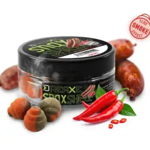 Boilies Delphin D SNAX WAFT SHELL - Frankfurter Wurst / Chili