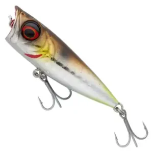 Wobbler Savage Gear Micro Popper - Brown Mullet - 1609165