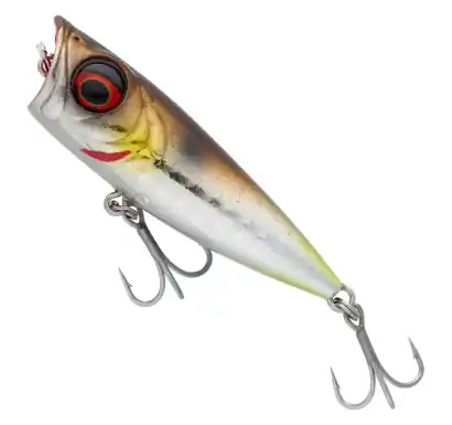 Wobbler Savage Gear Micro Popper - Brown Mullet - 1609165