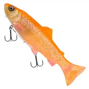Savage Gear 3D Line Thru Pulsetail Trout - Clear Golden Albino - 16 cm - 1636616