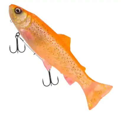 Savage Gear 3D Line Thru Pulsetail Trout - Clear Golden Albino - 20 cm - 1636620