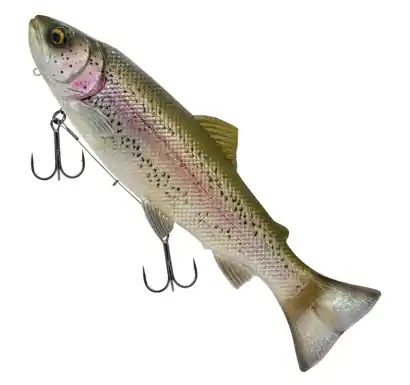 Savage Gear 3D Line Thru Pulsetail Trout - Clear rainbow Trout - 25 cm - 1636622