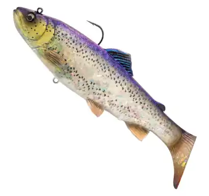 Savage Gear 3D Trout Rattle Shad - Clear Blue Trout - 12,5 cm - 1636631