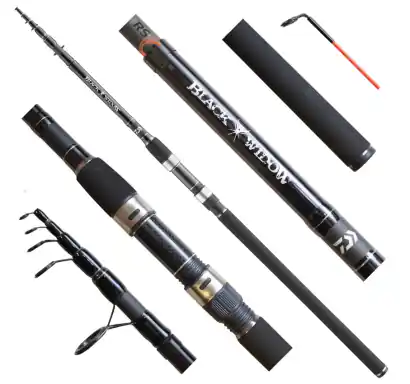 Angelrute Daiwa Black Widow Tele Feeder 390 cm