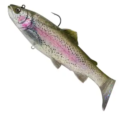 Savage Gear 3D Trout Rattle Shad - Clear Rainbow Trout - 20,5 cm - 1636639