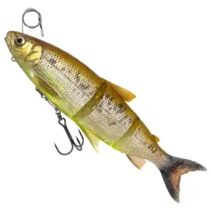 Savage Gear 3D Line Thru Whitefish - Brown Chatreuse - 17 cm - 1635911