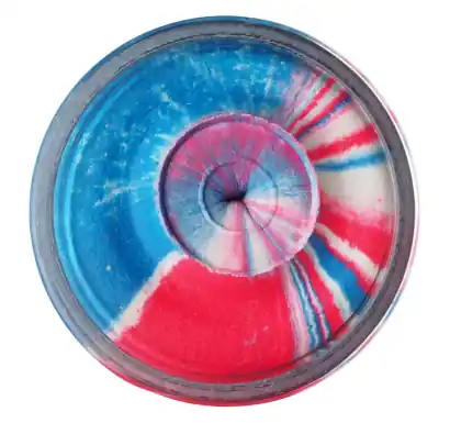 Berkley PowerBait Natural Glitter Trout Dough - Garlic Capitain America Glitter - 1633596