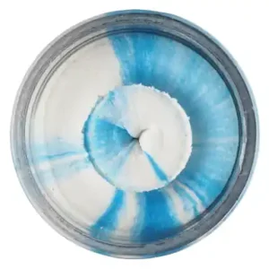 Berkley PowerBait Natural Glitter Trout Dough - Garlic White / Blue Glitter - 1633601