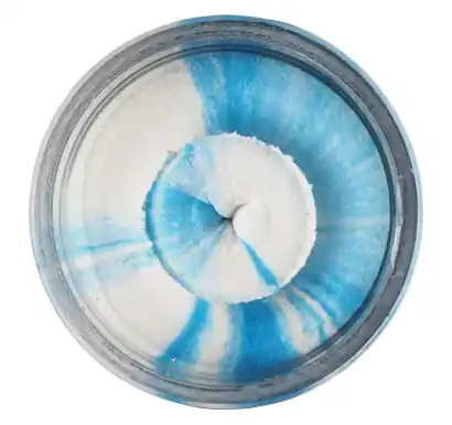 Berkley PowerBait Natural Glitter Trout Dough - Garlic White / Blue Glitter - 1633601