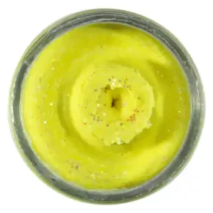 Berkley PowerBait Natural Glitter Trout Dough - Liver Sunshine Yellow Glitter - 1633606