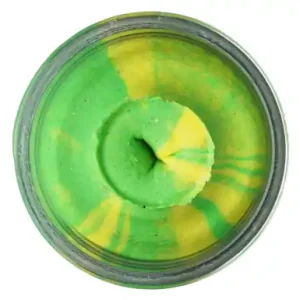 Berkley PowerBait Glitter Trout Dough - Fluorescent Green / Yellow Glitter - 1633567