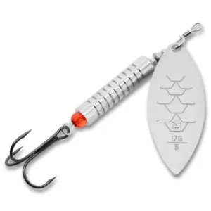 Spinner Delphin SPEAR - farbe Metal