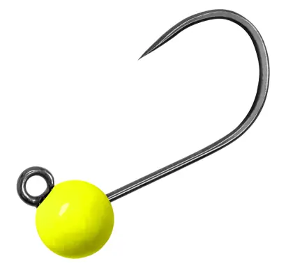 Wolfram Jig Delphin T-AREA BL - fluoreszierend Gelb