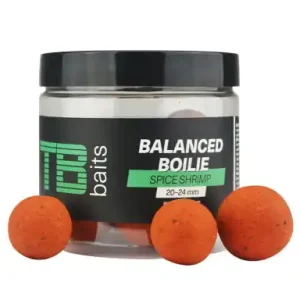 Balanced boilies TB Baits + attraktor - Spice Shrimp - Ø 20 - 24 mm