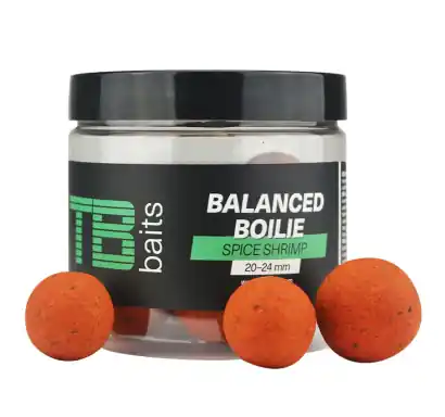 Balanced boilies TB Baits + attraktor - Spice Shrimp - Ø 20 - 24 mm