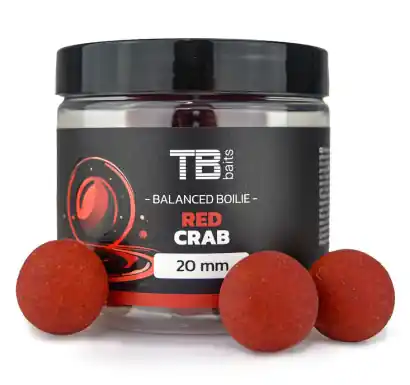 Balanced boilies TB Baits + attraktor - Red Crab - Ø 20 mm