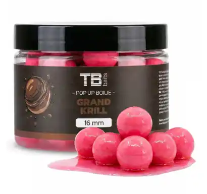 Boilies TB Baits POP-UP Grand Krill + NHDC - Ø 16 mm