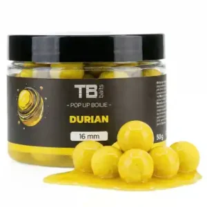 Boilies TB Baits POP-UP Durian + NHDC - Ø 16 mm