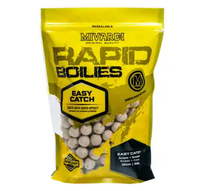 Boilies Mivardi Rapid Easy Catch - Scopex / Creme - Ø 24 mm / 950g