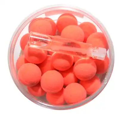 Boilies ABaits Fluo POP-UP - Erdbeere / Maulbeere