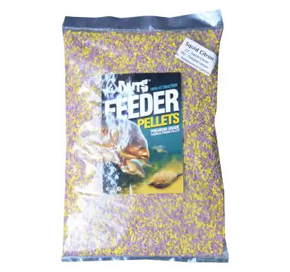 Pellets ABaits Fluo Feeder Ø 2,0 mm - Tintenfisch / Zitrone
