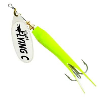 Spinner Mepps Aglia Flying C - farbe silber / gelb