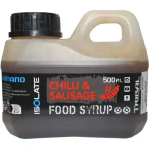 Shimano ISOLATE Food Syrup - Chilli & Sausage 500 ml