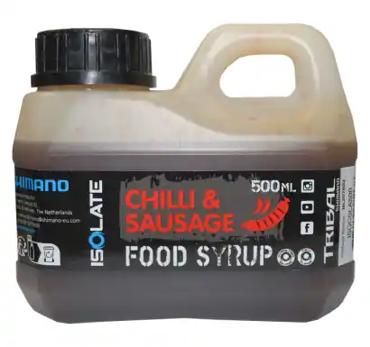 Shimano ISOLATE Food Syrup - Chilli & Sausage 500 ml