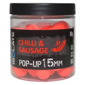 Boilies Shimano ISOLATE Pop - Up - Chilli & Sausage