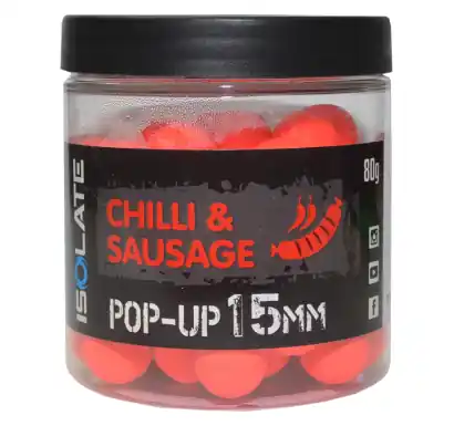 Boilies Shimano ISOLATE Pop - Up - Chilli & Sausage